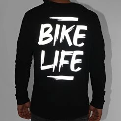 Budget ⌛ Tee ❤️ Shirt Manches Longues Bike Life Reflective Noir de Classic Series ⌛ -Classic Series Soldes 619 ryderz 224754 619RYDERZ TSML BIKELIFEREFL NOI 20200703T115934 04