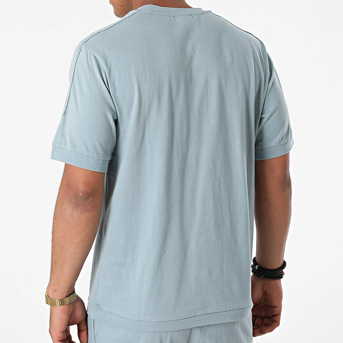 Sortie ❤️ Ensemble Tee Shirt Short AD003 Bleu Clair de Classic Series 🎉 6 Sortie ❤️ Ensemble Tee Shirt Short AD003 Bleu Clair de Classic Series 🎉 – Image 4