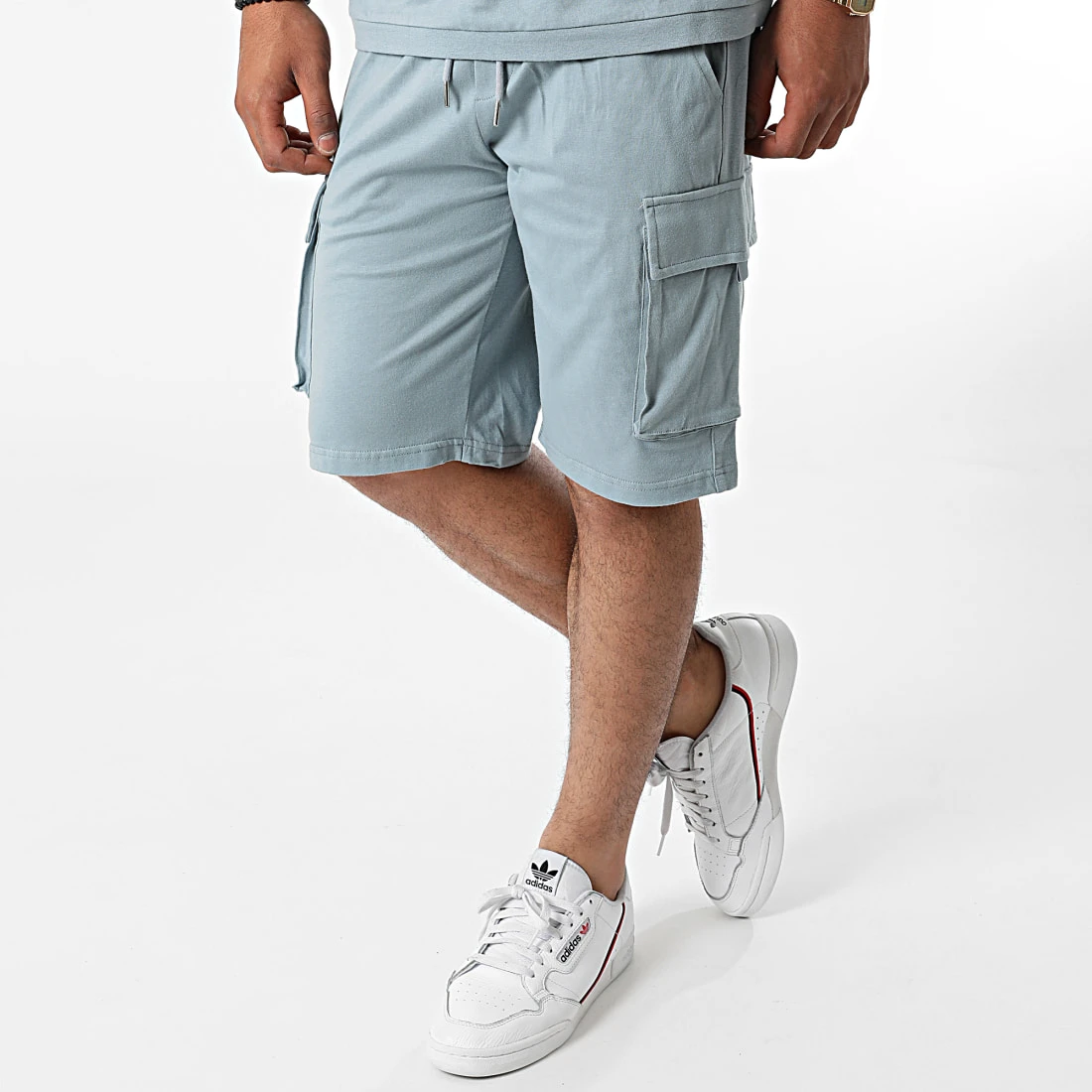 Sortie ❤️ Ensemble Tee Shirt Short AD003 Bleu Clair de Classic Series 🎉 7 Sortie ❤️ Ensemble Tee Shirt Short AD003 Bleu Clair de Classic Series 🎉 – Image 5