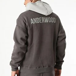 Budget 🌟 Ensemble De Survêtement AN11001 Gris de Classic Series 🥰 -Classic Series Soldes anderwood 284615 AN11001 BLACK GREY 20210920T162443 04