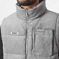 Meilleure vente 😍 Veste Zippée Sans Manches AN13001 Gris de Classic Series ✔️ -Classic Series Soldes anderwood 294607 AN13001 GRIS 20211213T111124 02