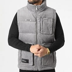 Meilleure vente 😍 Veste Zippée Sans Manches AN13001 Gris de Classic Series ✔️ -Classic Series Soldes anderwood 294607 AN13001 GRIS 20211213T111126 03