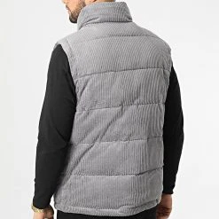 Meilleure vente 😍 Veste Zippée Sans Manches AN13001 Gris de Classic Series ✔️ -Classic Series Soldes anderwood 294607 AN13001 GRIS 20211213T111127 04