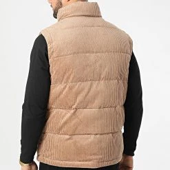 Coupon ⭐ Veste Zippée Sans Manches AN13001 Marron Clair de Classic Series 🧨 -Classic Series Soldes anderwood 294609 AN13001 BRUN 20211213T111105 04