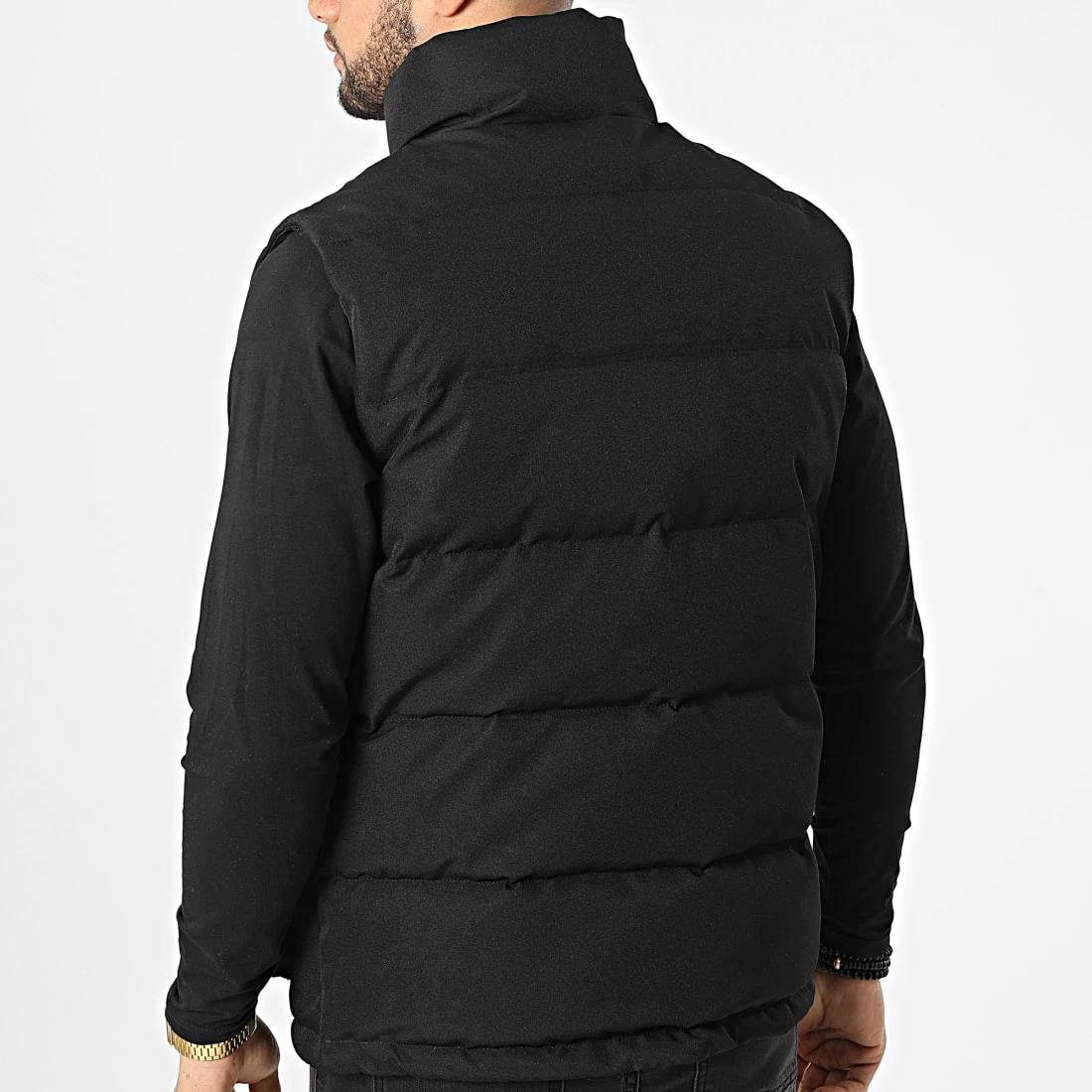 Promo 😍 Doudoune Zippée Sans Manches AN13002 Noir de Classic Series ⭐ 6 Promo 😍 Doudoune Zippée Sans Manches AN13002 Noir de Classic Series ⭐ – Image 4