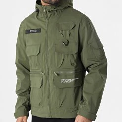 Budget 😀 Veste Zippée Capuche 4201 Vert Kaki de Classic Series 👍