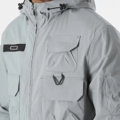 Le moins cher 🎉 Veste Zippée Capuche 4201 Gris de Classic Series ⭐ -Classic Series Soldes anderwood 308269 4201 GRIS 20220310T135015 02