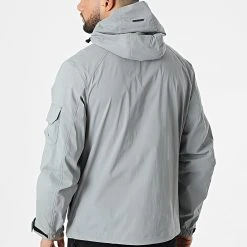 Le moins cher 🎉 Veste Zippée Capuche 4201 Gris de Classic Series ⭐ -Classic Series Soldes anderwood 308269 4201 GRIS 20220310T135017 04