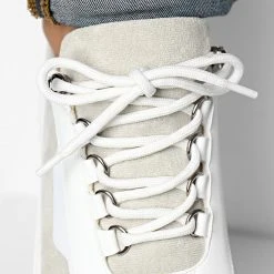 Nouveau ✔️ Baskets 901 Grey White de Classic Series 😍 -Classic Series Soldes bb salazar 335419 901 BEYAZ SUET 20220906T142616 03