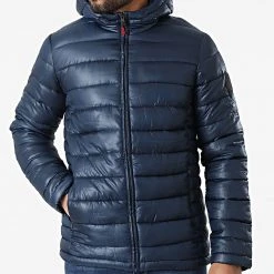 Grosses soldes 🎁 Doudoune Capuche Calender Bleu Marine de Classic Series 🔔 -Classic Series Soldes canadian peak 296713 CALENDER HOOD NAVY 20220104T162751 03