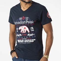 Sortie ❤️ Tee 💯 Shirt Col V Jontario Bleu Marine de Classic Series ⭐ 8 Sortie ❤️ Tee 💯 Shirt Col V Jontario Bleu Marine de Classic Series ⭐ -Classic Series Soldes canadian peak 309402 JONTARIO NAVY 20220322T145957 03