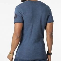 Tout neuf 🔔 Tee Shirt Col V Jundeak Bleu Marine de Classic Series 🔔 -Classic Series Soldes canadian peak 309410 JUNDEAK NAVY 20220322T150116 04
