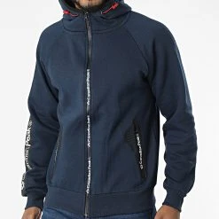 Les meilleures critiques de ⭐ Sweat Zippé Capuche Gex Bleu Marine de Classic Series 😉