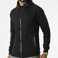 Meilleur prix 🥰 Sweat Zippé Capuche Gex Noir de Classic Series ❤️