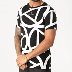 Promo ✔️ Tee 🛒 Shirt Pattern Noir Blanc de Classic Series ⭐ -Classic Series Soldes carbozo paris 237553 TS PATTERN NOIR 20201021T161740 03