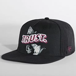 De gros ⌛ Casquette Snapback Trust Wave Noir de Classic Series 👏