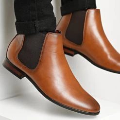 Budget ⭐ Chelsea Boots UB8888-2 Cognac de Classic Series 🔔