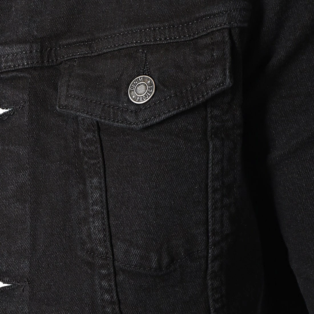 Coupon 🎉 Veste Jean DP3000 Noir de Classic Series 🔔 4 Coupon 🎉 Veste Jean DP3000 Noir de Classic Series 🔔 – Image 3