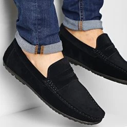 Meilleure affaire 🌟 Mocassins UM101 Bleu Marine de Classic Series ⌛