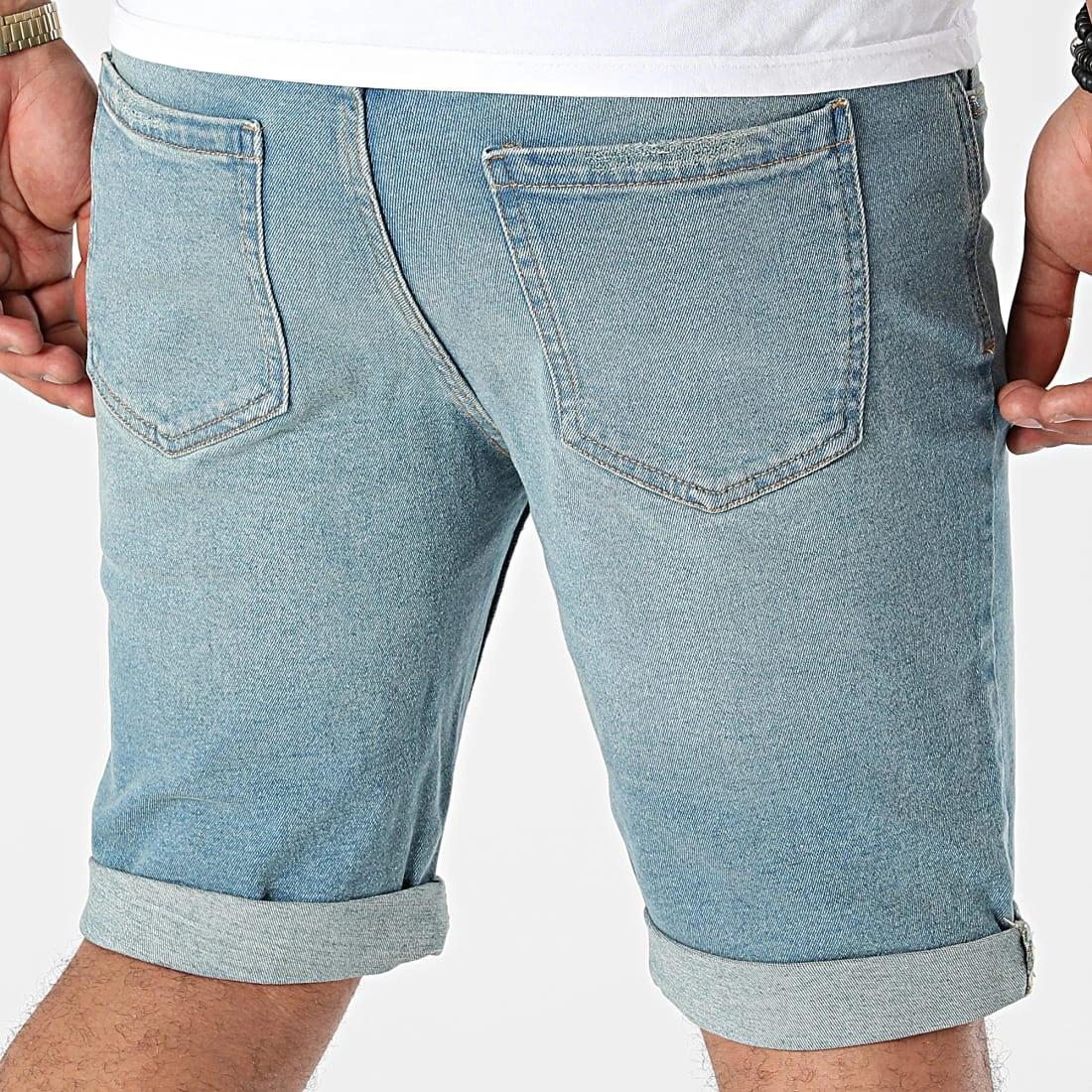 Tout neuf ⌛ Short Jean Mr Orange Bleu Denim de Classic Series 🎁 6 Tout neuf ⌛ Short Jean Mr Orange Bleu Denim de Classic Series 🎁 – Image 4