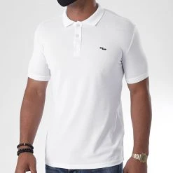 Budget 🛒 Polo Manches Courtes 9027 Blanc de Classic Series ❤️