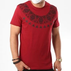 Tout neuf ⭐ Tee 🔔 Shirt Strass TS22-22 Bordeaux de Classic Series ⌛ -Classic Series Soldes classic series 221798 TS22 22 BORDEAUX 20200609T164300 03