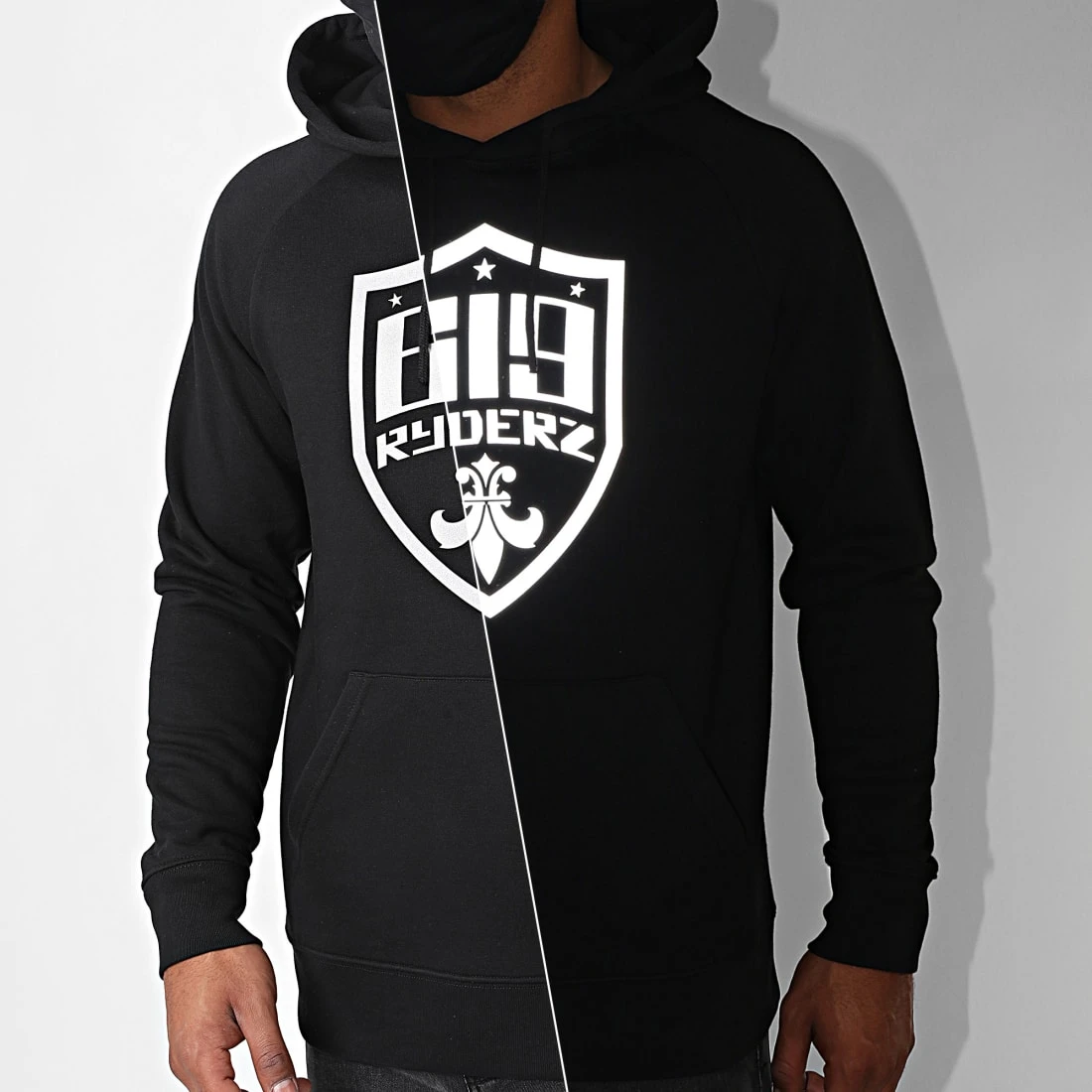 Nouveau 💯 Sweat Capuche Bike Life Reflective Noir de Classic Series 🎉 3 Nouveau 💯 Sweat Capuche Bike Life Reflective Noir de Classic Series 🎉