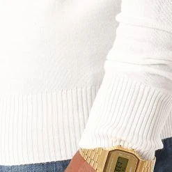 Meilleure vente ⭐ Pull Col V J662 Blanc de Classic Series ⌛ -Classic Series Soldes classic series 228219 J662 8 20200812T095645 04