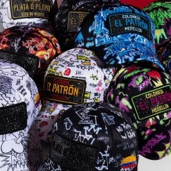 Meilleure vente ⭐ Casquette El Patron Plaque Noir Noir de Classic Series 😍 -Classic Series Soldes classic series 229640 PTRN1 FULL BLACK TPDT 20210527T110905 05