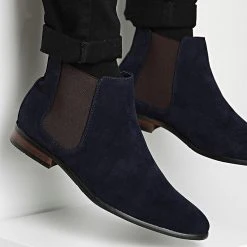 Budget 🌟 Chelsea 👍 Boots UB8888 Bleu Marine de Classic Series ✔️