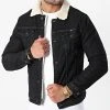 Meilleure vente ❤️ Veste Jean Super Slim Fit Col Mouton 7001 Gris Anthracite de Classic Series ❤️ -Classic Series Soldes classic series 241402 W 7001 ANTHRACITE 20201110T150901 01