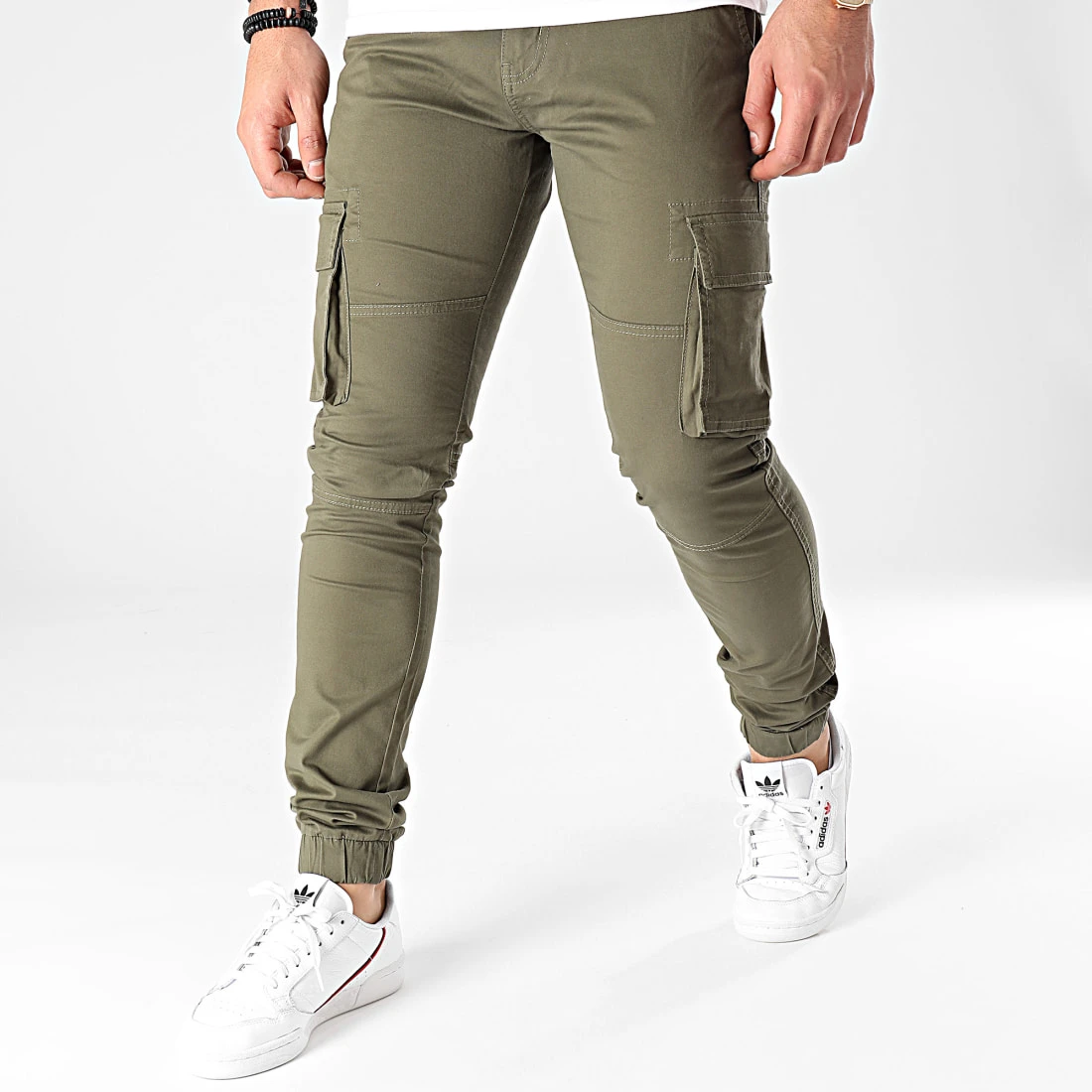 Meilleure vente 😉 Jogger Pant Slim DP11000 Vert Kaki de Classic Series ⭐ 3 Meilleure vente 😉 Jogger Pant Slim DP11000 Vert Kaki de Classic Series ⭐
