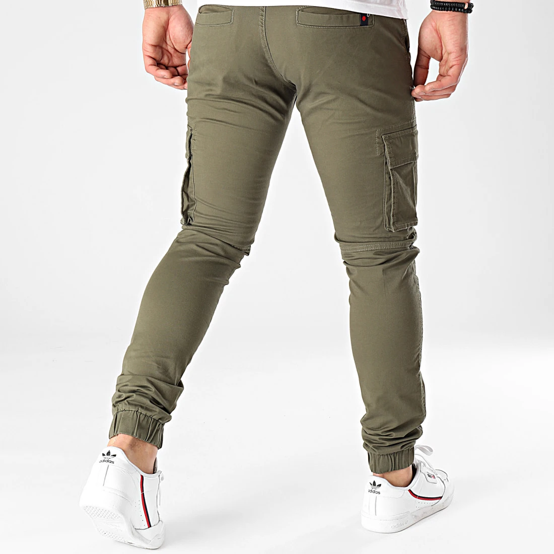 Meilleure vente 😉 Jogger Pant Slim DP11000 Vert Kaki de Classic Series ⭐ 6 Meilleure vente 😉 Jogger Pant Slim DP11000 Vert Kaki de Classic Series ⭐ – Image 4