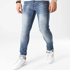 Meilleur prix ⌛ Jean Slim D-3150 Bleu Denim de Classic Series ⭐