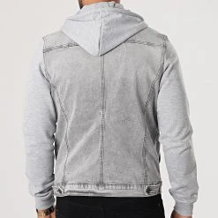 Tout neuf 💯 Veste Jean 3161 Gris de Classic Series 🌟 -Classic Series Soldes classic series 251912 DC 3161 20210217T155228 04