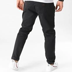 Promo ⌛ Pantalon Chino H63060T62030 Noir de Classic Series ✔️ -Classic Series Soldes classic series 254836 H63060T62030 24000 20210329T154607 04