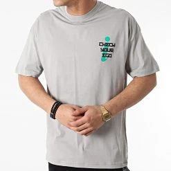 Le moins cher ✔️ Tee Shirt SW-21679 Gris de Classic Series 🛒 -Classic Series Soldes classic series 257500 SW 21679 GRI 20210322T140433 03