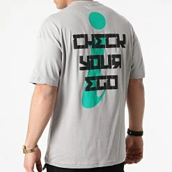 Le moins cher ✔️ Tee Shirt SW-21679 Gris de Classic Series 🛒 -Classic Series Soldes classic series 257500 SW 21679 GRI 20210322T140435 04