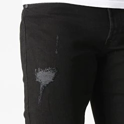 Promo 🧨 Jean Slim Mr Red Destroy Noir de Classic Series 👍 -Classic Series Soldes classic series 257673 DP 3 2020 019 062 20210325T160810 02