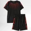 Top 10 🎉 Ensemble Tee Shirt Short Enfant C195 Noir Rouge de Classic Series 🔥 -Classic Series Soldes classic series 259188 C195 5 20210413T162226 01