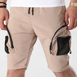 Grosses soldes 👏 Short Cargo 1012 Marron Clair de Classic Series ✔️