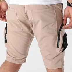 Grosses soldes 👏 Short Cargo 1012 Marron Clair de Classic Series ✔️ -Classic Series Soldes classic series 261345 S 1012 VIZON 20210412T140353 04