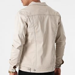 Budget ❤️ Veste Jean 7000 Beige Clair de Classic Series 🔔 -Classic Series Soldes classic series 264561 W 7000 STONE 20210504T111647 04