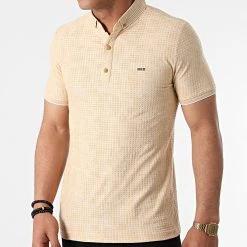 Sortie 😀 Polo Manches Courtes 1083 Beige Chiné de Classic Series ✔️