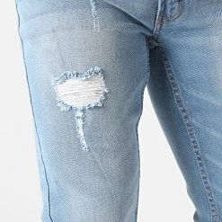 Nouveau 🌟 Jean Slim Mr Red Destroy Bleu Wash de Classic Series 🎉 -Classic Series Soldes classic series 264682 DP 3 2020 019 069 20210506T113130 02