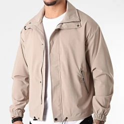Acheter 💯 Veste Zippée 8108 Beige de Classic Series ✨ -Classic Series Soldes classic series 266630 8108 BEIGE 20210521T144433 03
