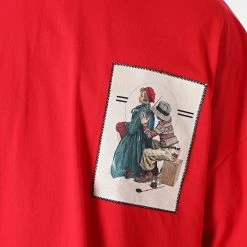 Meilleure affaire ✨ Tee 🥰 Shirt Oversize SW-21721 Rouge de Classic Series 👏 -Classic Series Soldes classic series 266667 SW 21721 KIRMIZI 20210521T155040 02