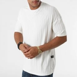 Nouveau ❤️ Tee Shirt A Rayures 1009 Ecru de Classic Series 🥰 -Classic Series Soldes classic series 270747 Y 1009 EKRU 20210624T115437 03