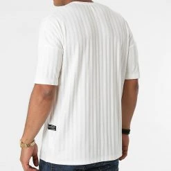 Nouveau ❤️ Tee Shirt A Rayures 1009 Ecru de Classic Series 🥰 -Classic Series Soldes classic series 270747 Y 1009 EKRU 20210624T115438 04