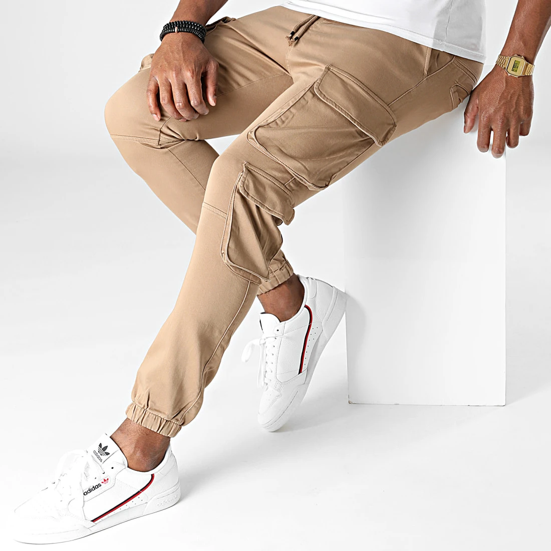 Remise ✔️ Jogger Pant 7534 Camel de Classic Series 🔥 5 Remise ✔️ Jogger Pant 7534 Camel de Classic Series 🔥 – Image 3